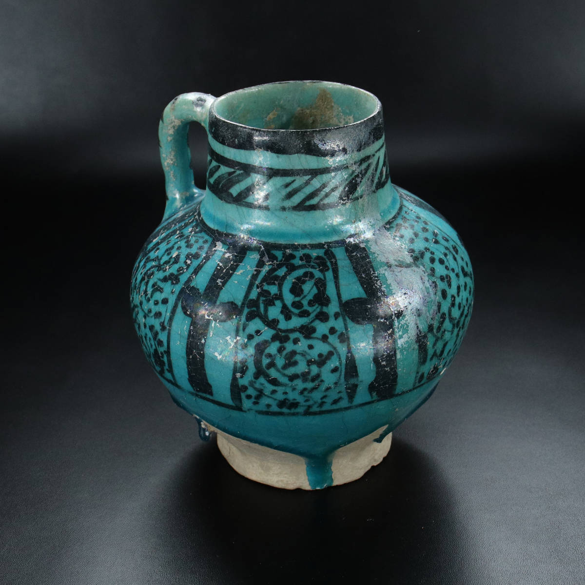 Yahoo!オークション - ペルシャ古陶 12世紀イラン製 グルガン出土品