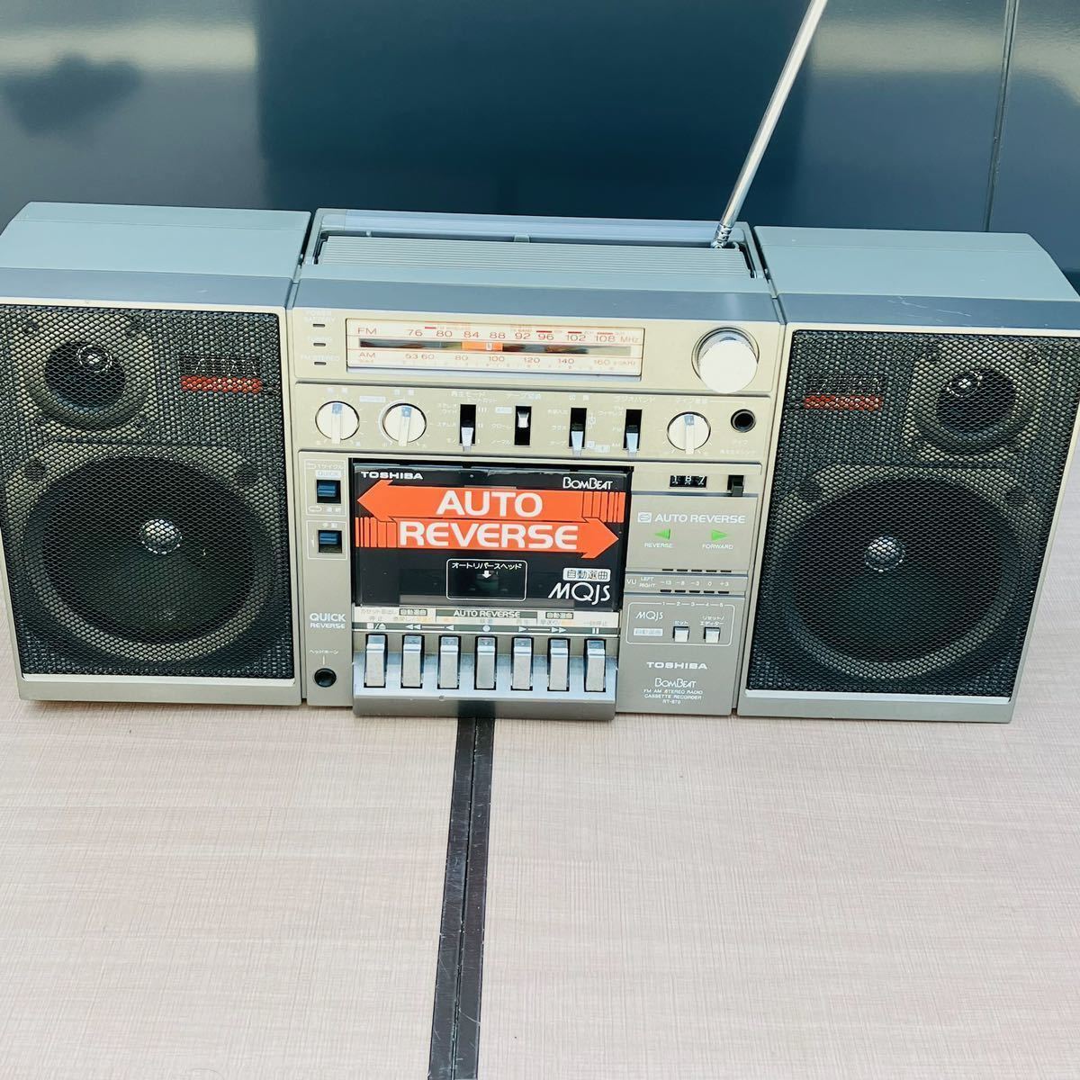 Yahoo!オークション - 東芝 元祖オートリバース ラジカセ RT-S70 BomBe