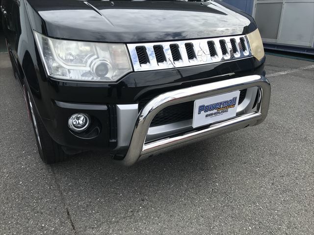 三菱 デリカD:5 フロントガードバー ブルバー ステンレス 中古 デリカ