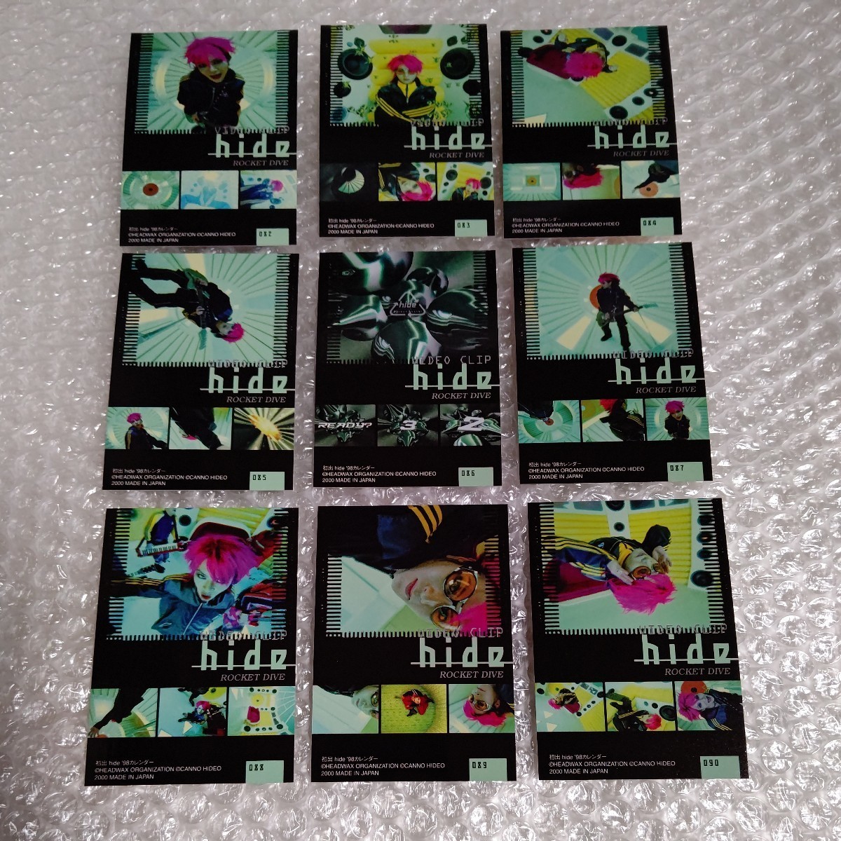 Yahoo!オークション - hide トレーディングカード No.82～90 9枚セット