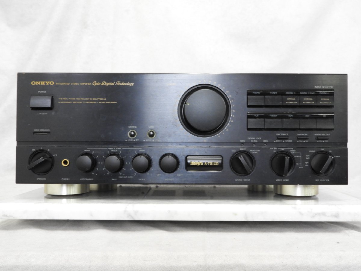 ONKYO A-701XG 整備済 ガリなし 動作品 プリメインアンプ ONKYO A