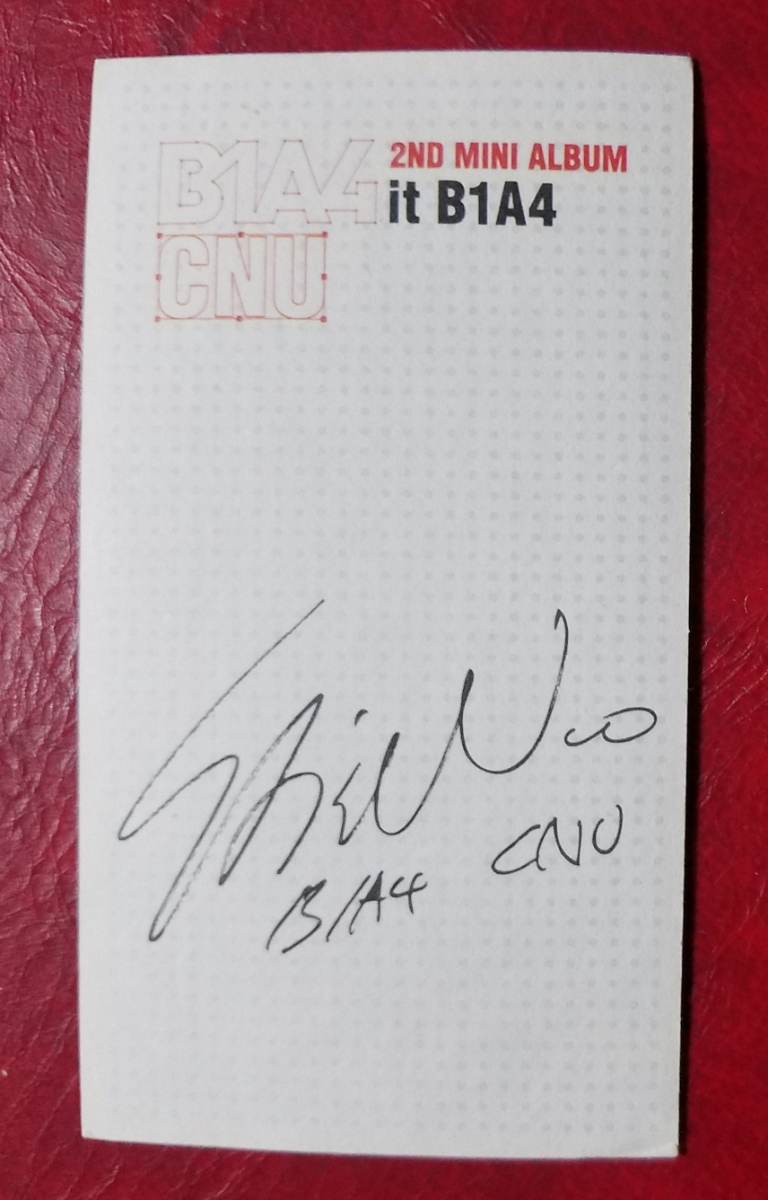 Yahoo!オークション - B1A4 シヌゥ it B1A4 トレカ Cnu トレーディング