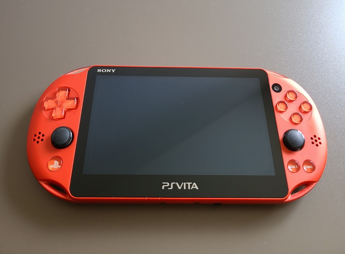 playstation vita メタリックレッド PS Vita PCH-2000 Wi-Fiモデル