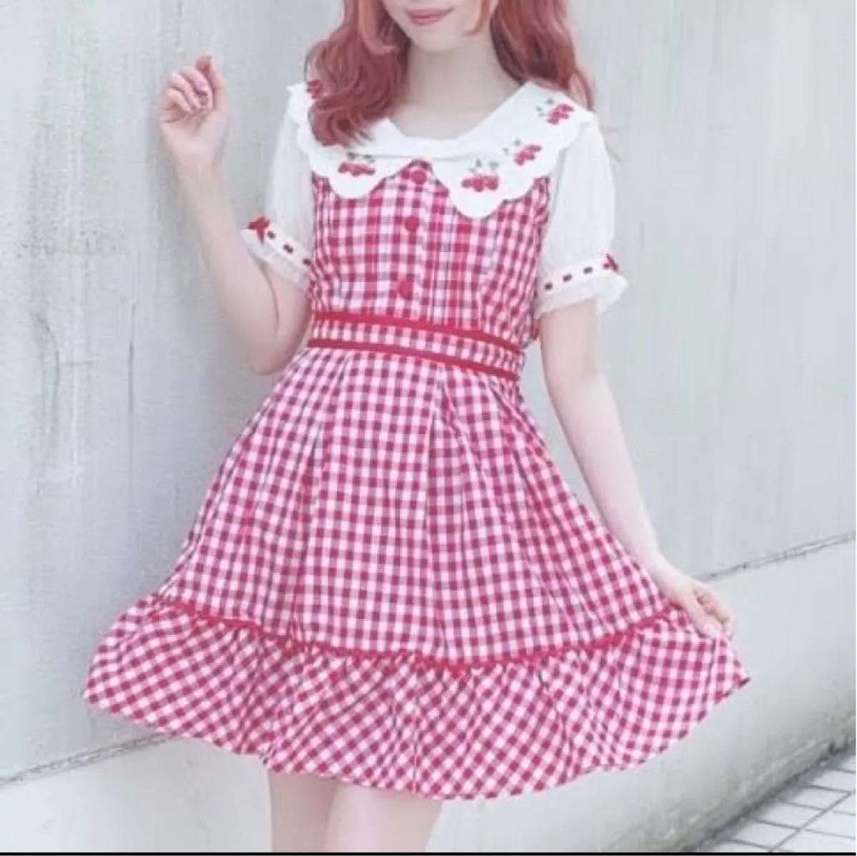 リズリサ LIZ LISA ワンピース ジャンスカ ストロベリー イチゴ 苺