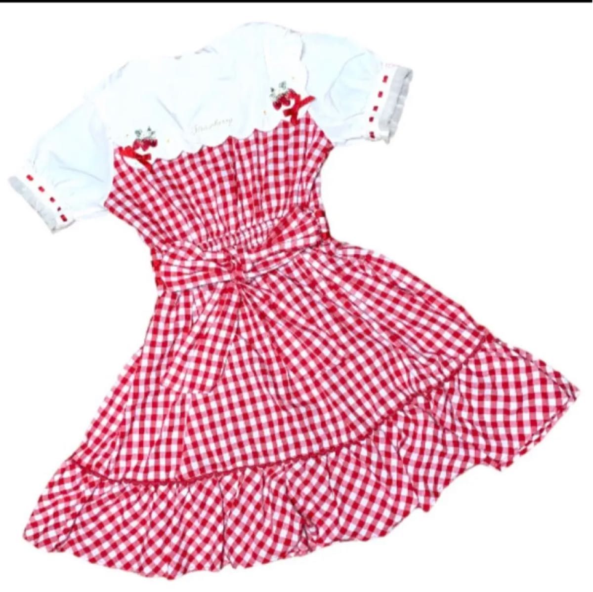 リズリサ LIZ LISA ワンピース ジャンスカ ストロベリー イチゴ 苺