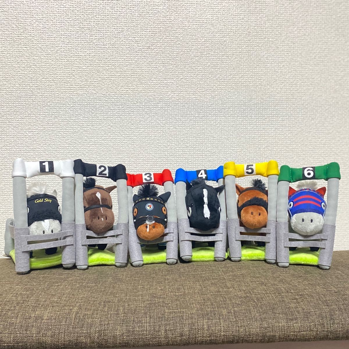 12頭コンプ】サラブレッドコレクション ゲートインぬいぐるみ ラウンド