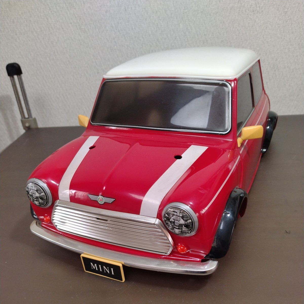 送料無料] タミヤ 1/10 ローバー ミニクーパー ラジコン ボディ 中古