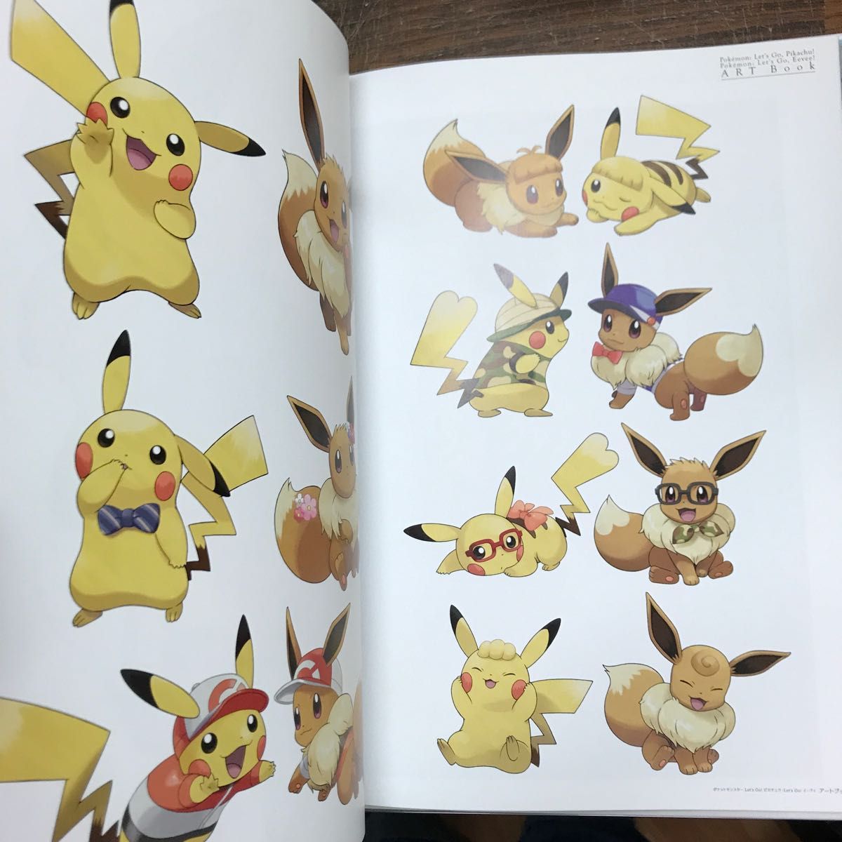 ポケットモンスターLet's go ピカチュウ イーブイ ピカブイ アート