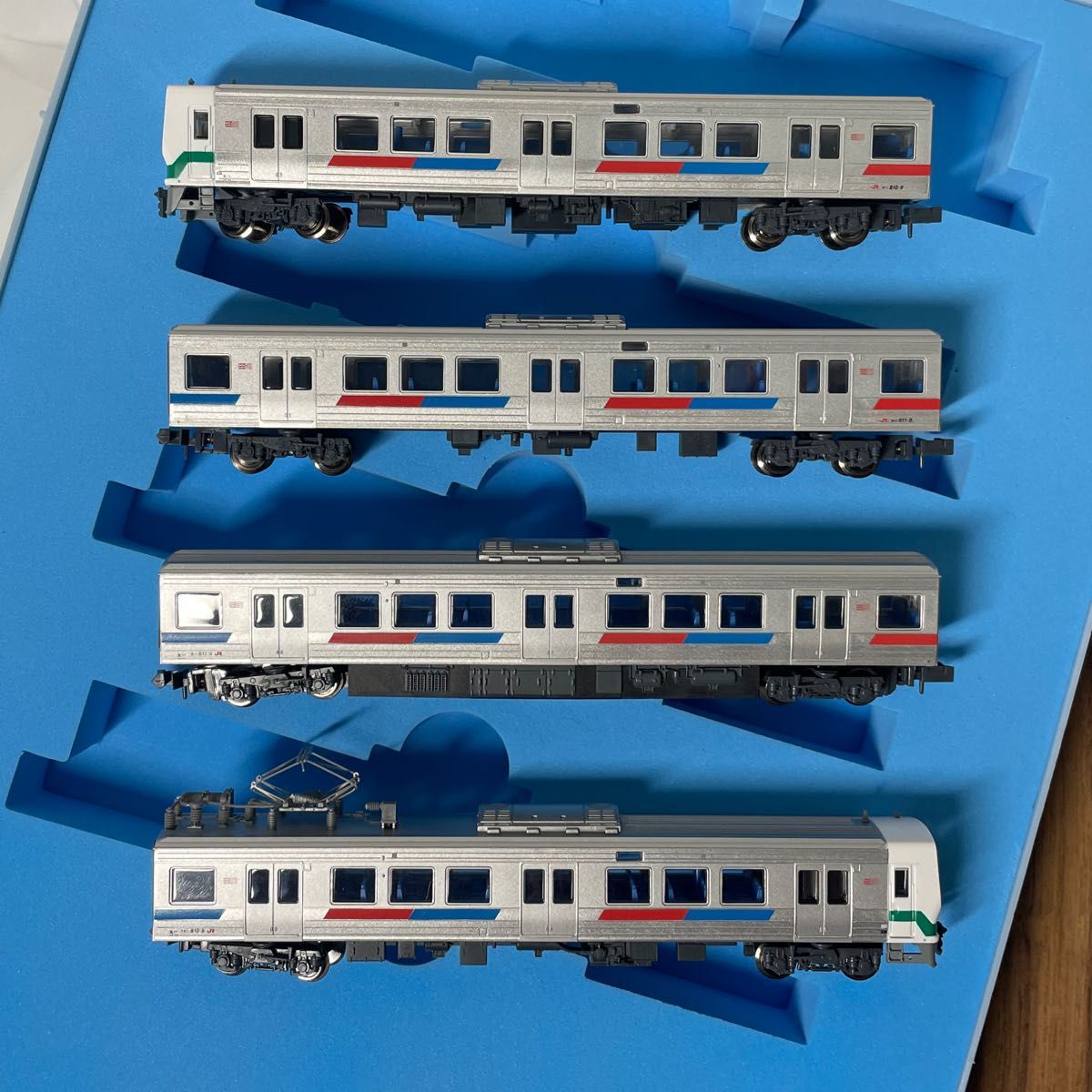 jr九州 マイクロエース A-0648 811系 0番台 全面緑帯 4両セット P9編成