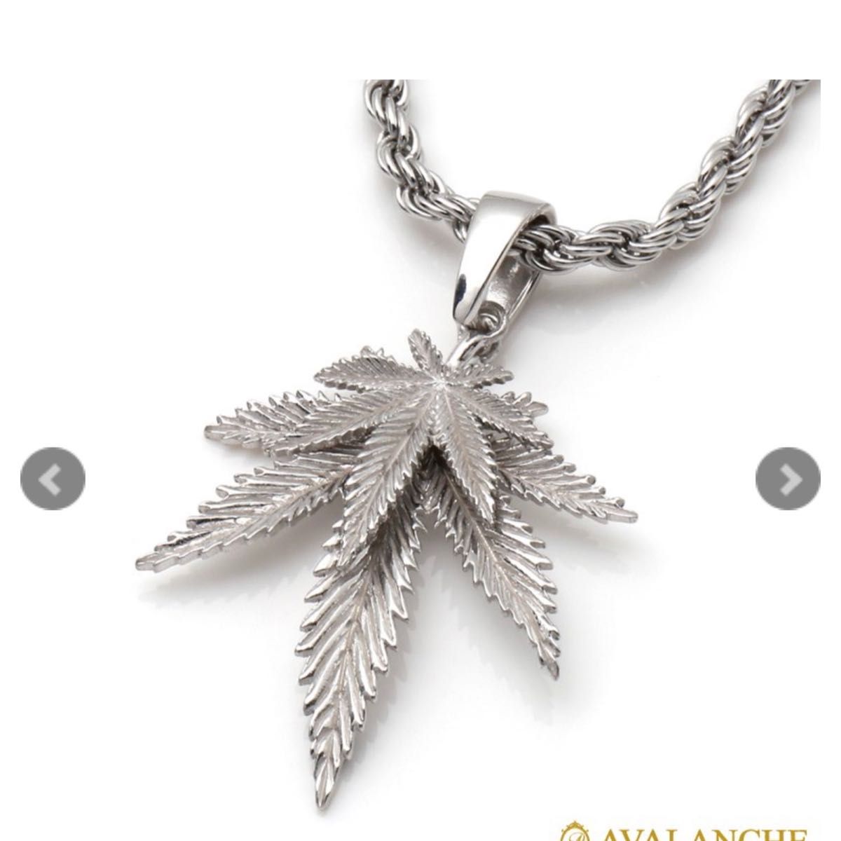 avalanche アヴァランチ マリファナネックレス トップセット silver925