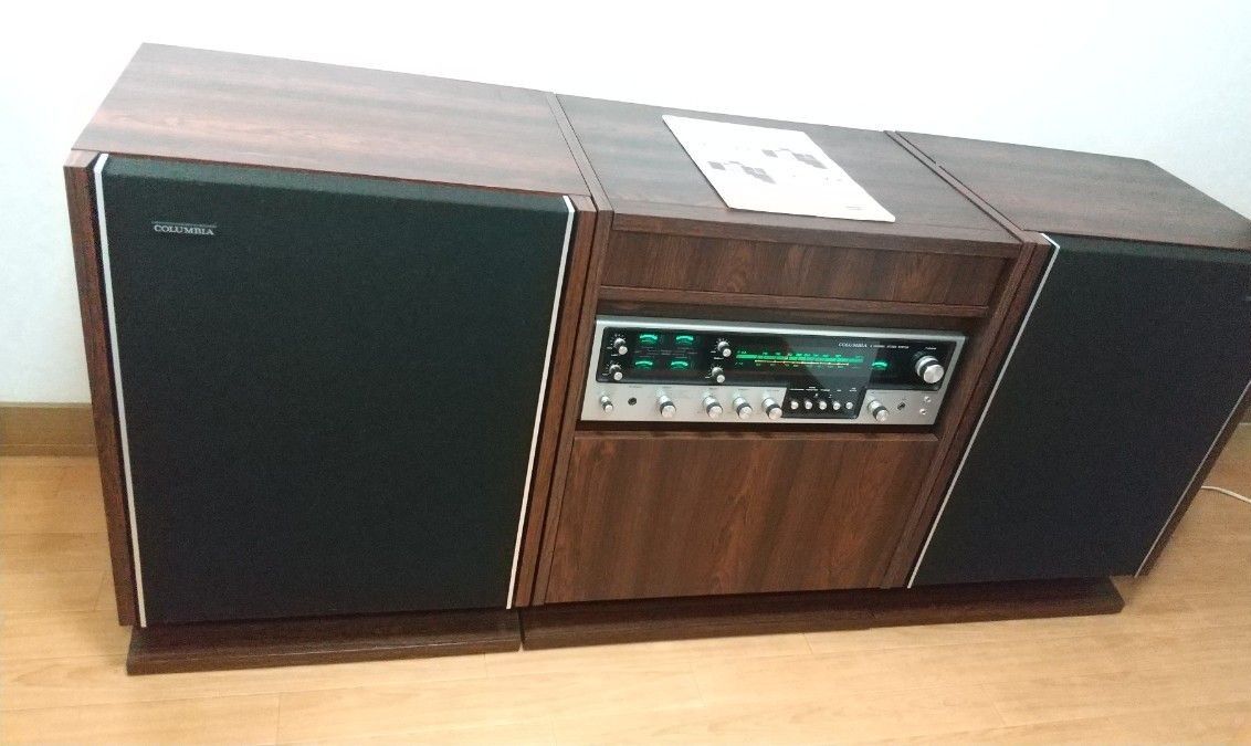 アンティーク】①本体 COLUMBIA 家具調 高級セパレートステレオ｜Yahoo
