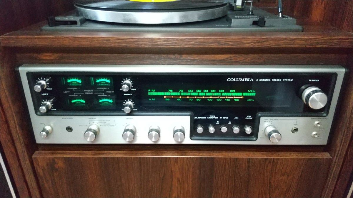 アンティーク】①本体 COLUMBIA 家具調 高級セパレートステレオ｜Yahoo