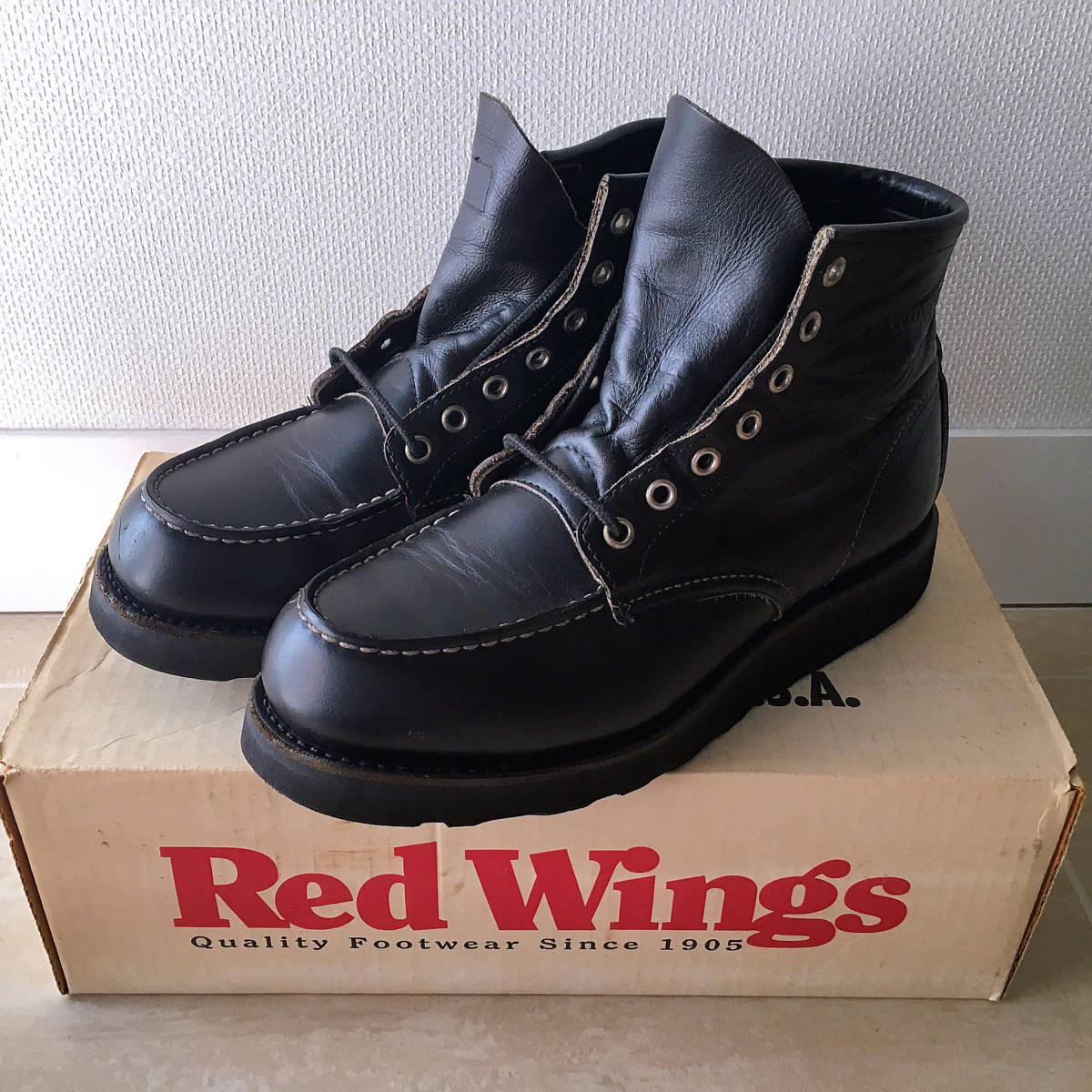 REDWING 8137】レッドウィング 8137 アイリッシュセッター ブラック