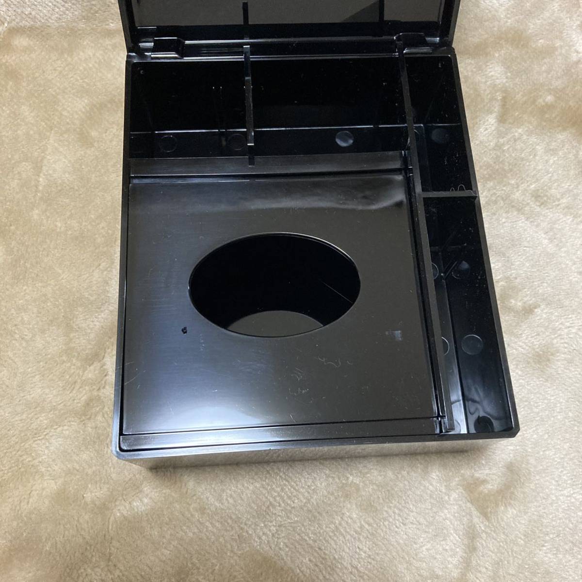 CHANEL シャネル ノベルティ メイクボックス 非売品 ミラー付 ブラック