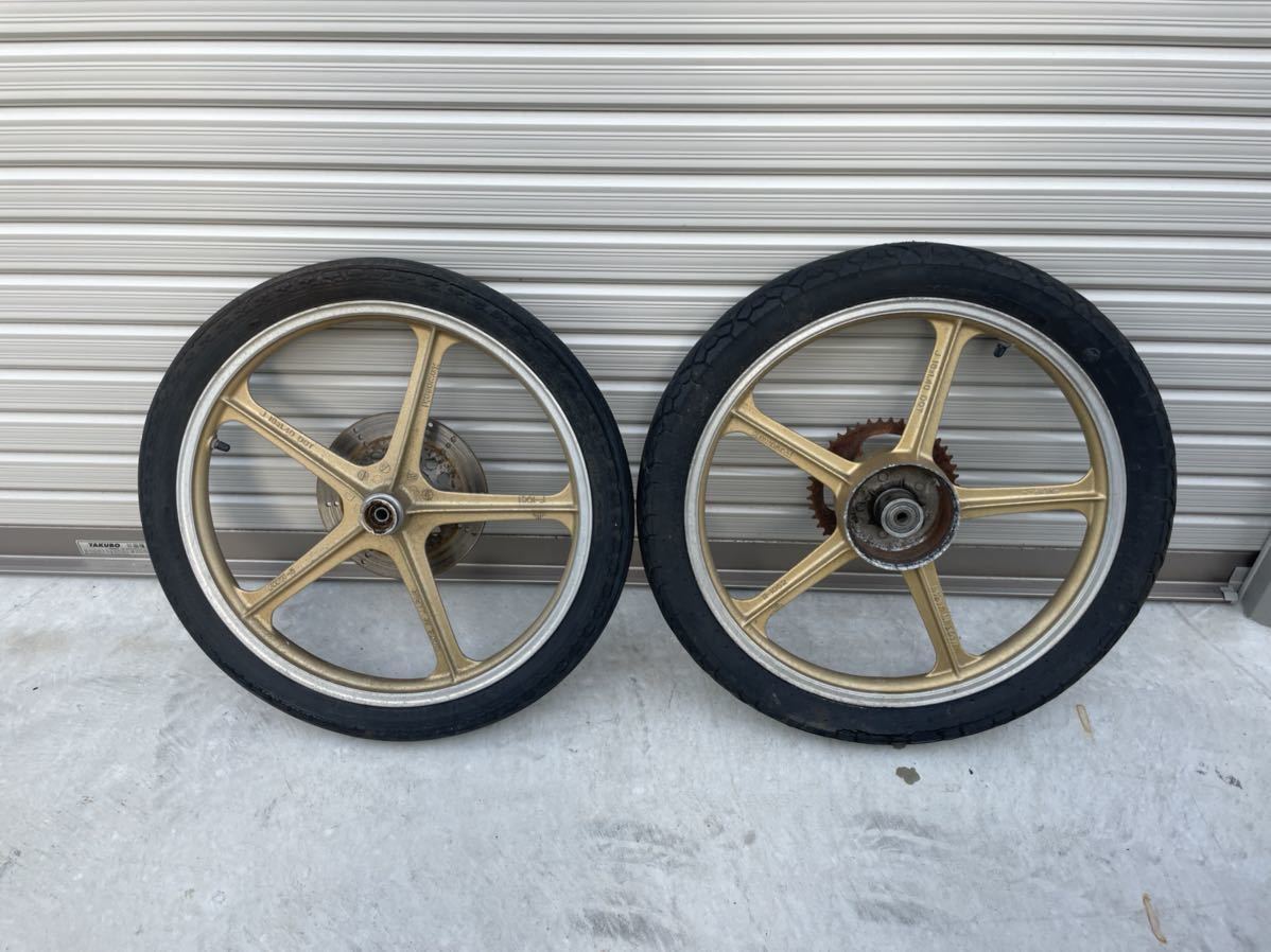 送料込 AR80 ホイールセット 中古品 Kawasaki カワサキ AR50｜Yahoo