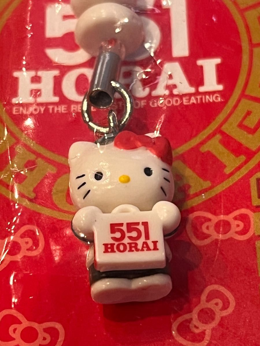 希少 551蓬莱 キティちゃん ストラップ ハローキティ｜Yahoo!フリマ