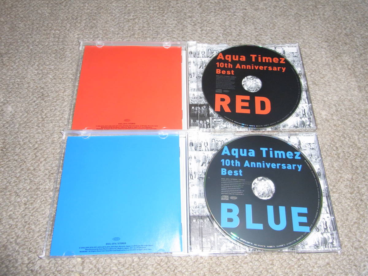Aqua Timez ベストアルバム2枚セット「10th Anniversary Best RED