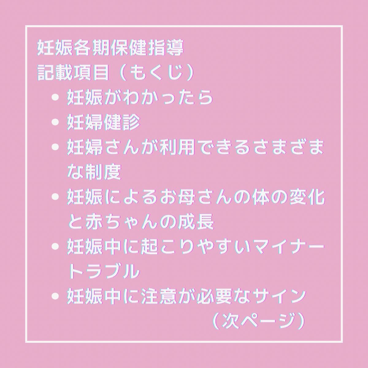 助産】［妊娠各期］保健指導パンフレット（媒体）&指導計画書 USB