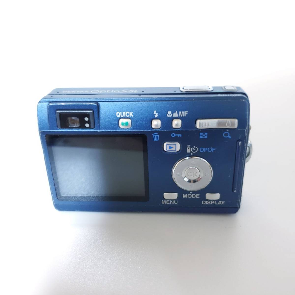 動作確認済】ペンタックス オプティオ PENTAX Optio S5i ブルー