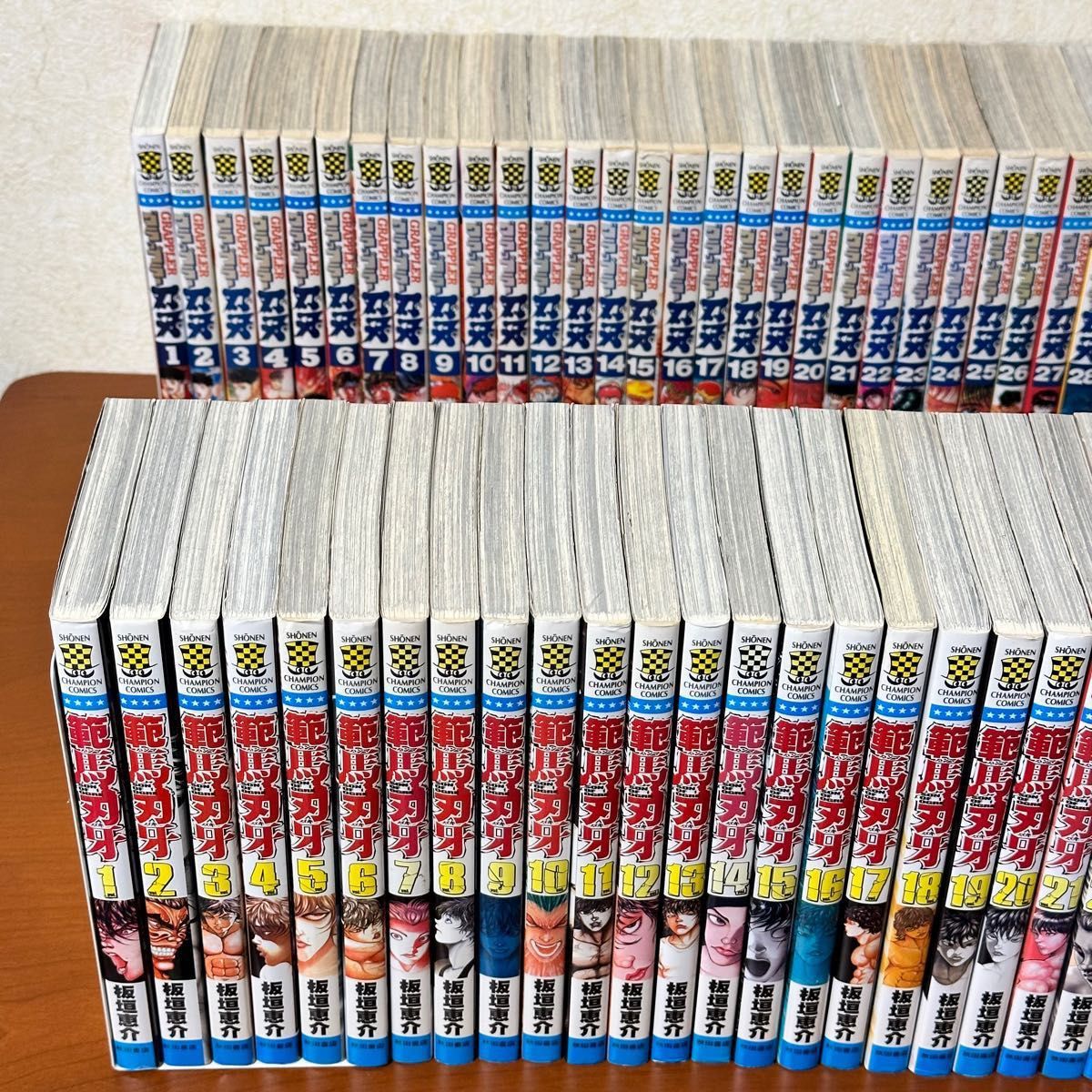 バキ道(5部)16 刃牙道(4部)22 範馬刃牙(3部)37 バキ(2部)31