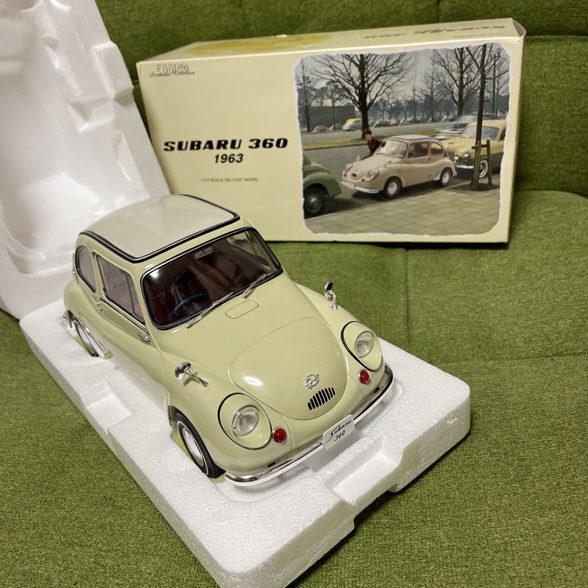 Yahoo!オークション - エブロ/EBBRO 1/12 スバル 360 1963 アイボリー