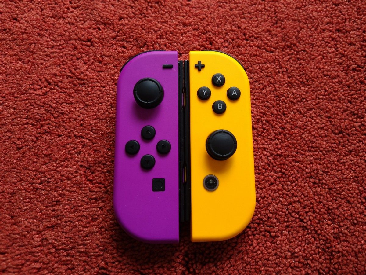 美品】Nintendo Switch Joy-Con ネオンオレンジ ネオンパープル｜Yahoo
