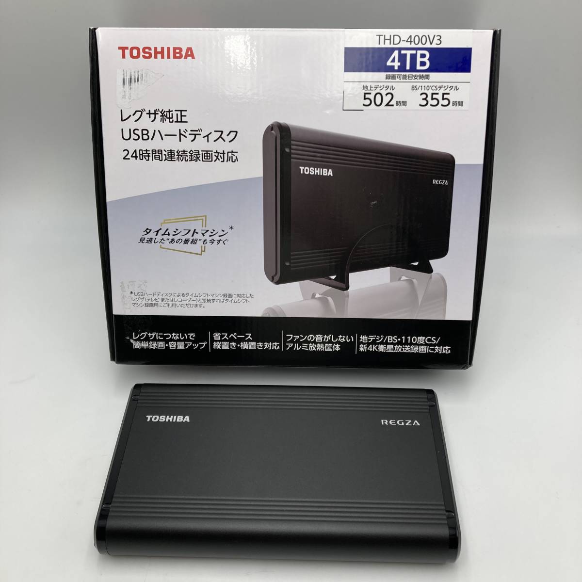 未検品】レグザ純正 USBハードディスク TOSHIBA REGZA THD-V3シリーズ
