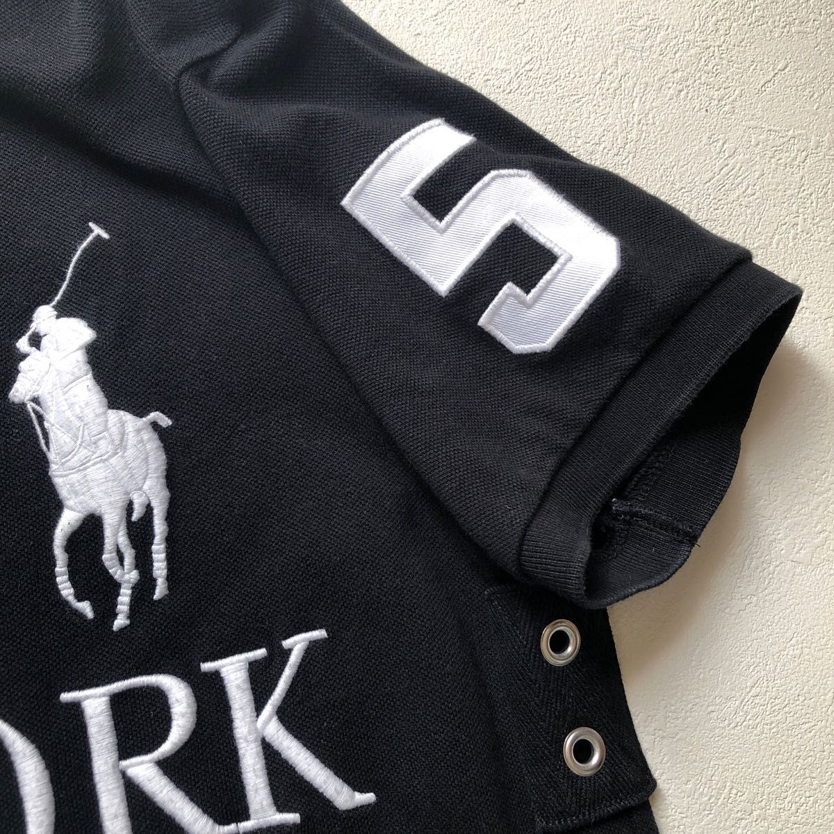 ポロラルフローレンポロシャツ ビッグポニー ナンバー5 エンブレム NEW