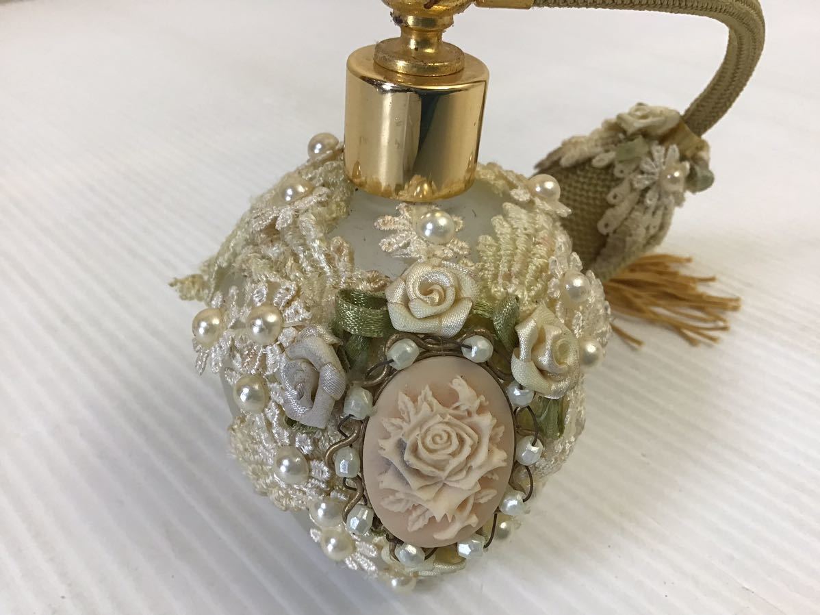 アンティーク 香水スプレー ボトル 4点セット 空瓶 ガラス