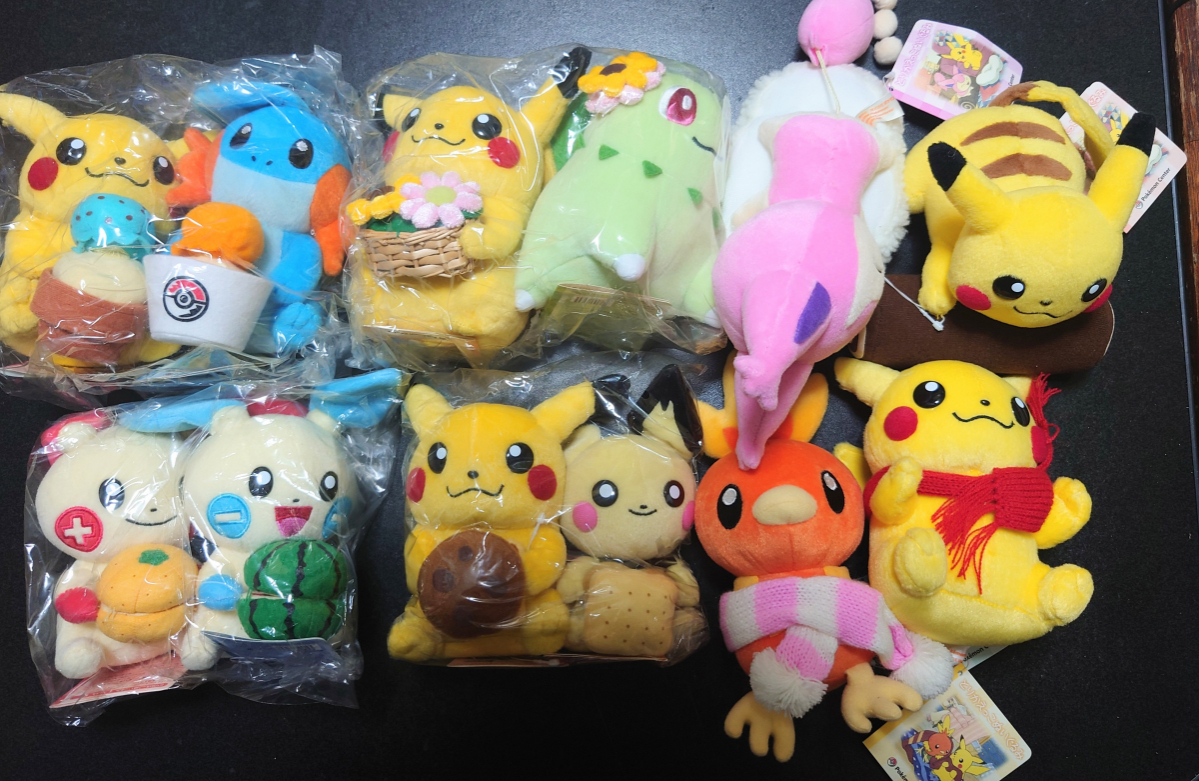 ポケモン とりかえっこぬいぐるみ ピカチュウ エネコ ポケモン