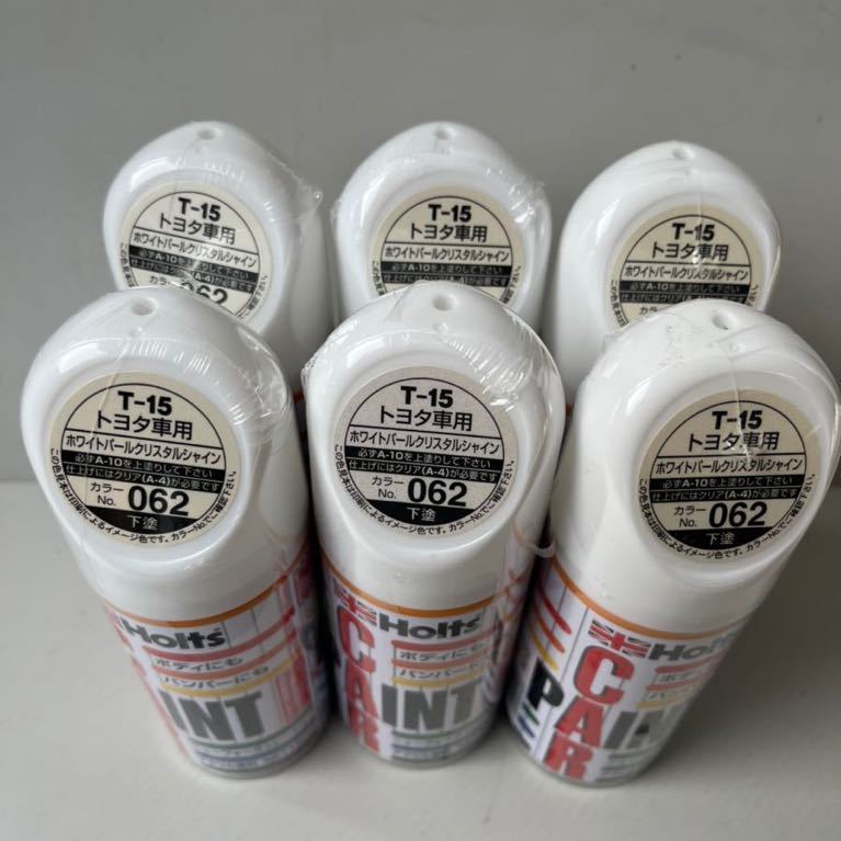 ホルツ トヨタ 062 T-15 6本 ホワイトパールクリスタルシャイン