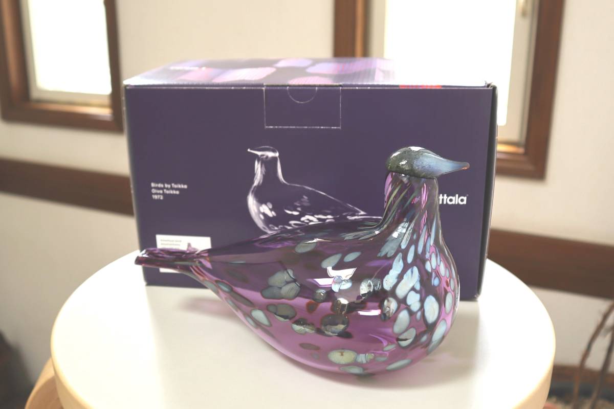 箱入未使用 Amethyst birdアメジストバード Iittalaイッタラ140周年