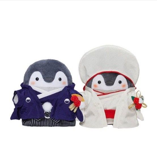 コウペンちゃん 新郎さん・新婦さんになっちゃったぬいぐるみ ぽわぽわ