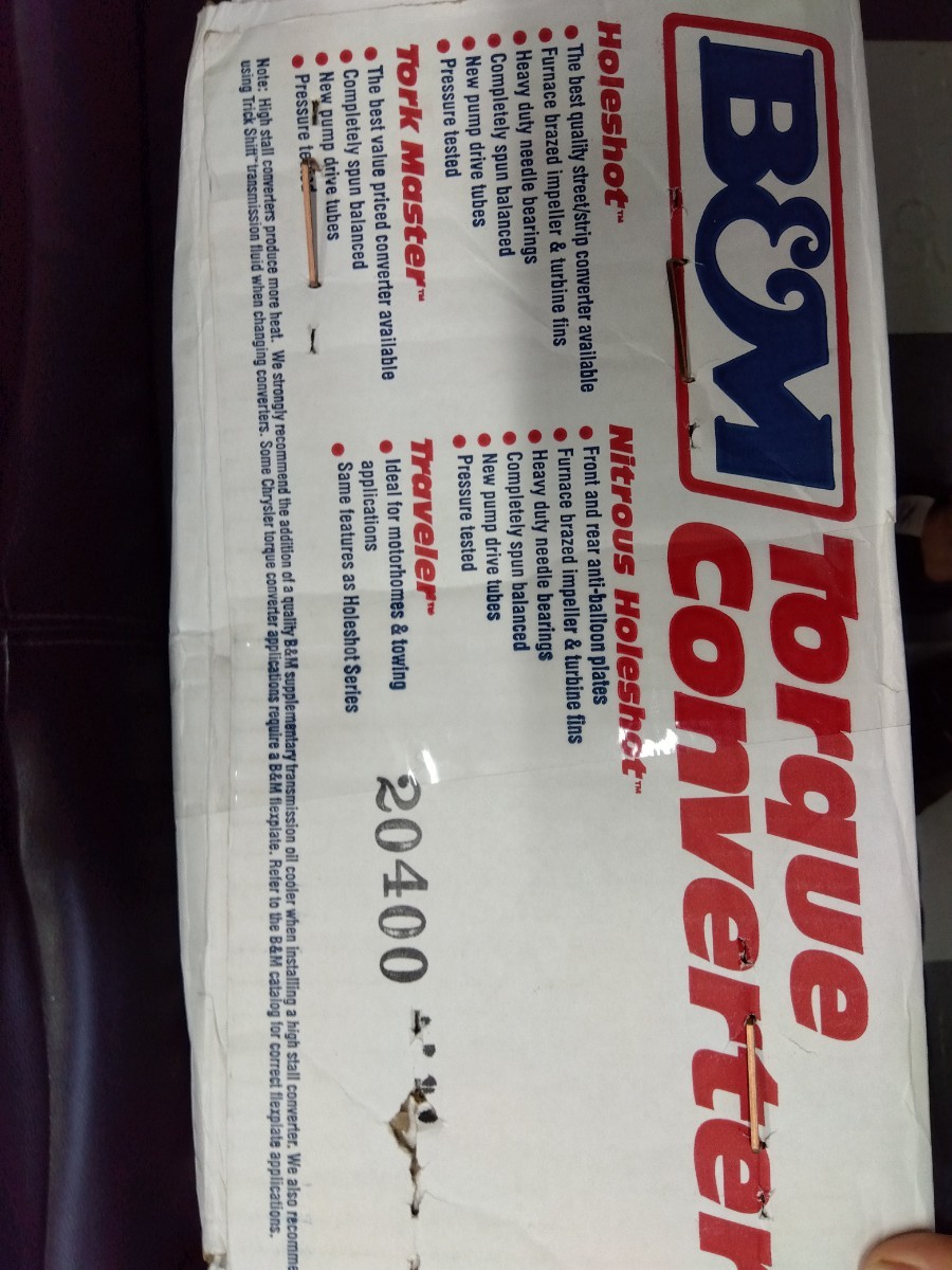 シボレー B&M TH350 トルクコンバーター20400 新品 インパラ カマロ