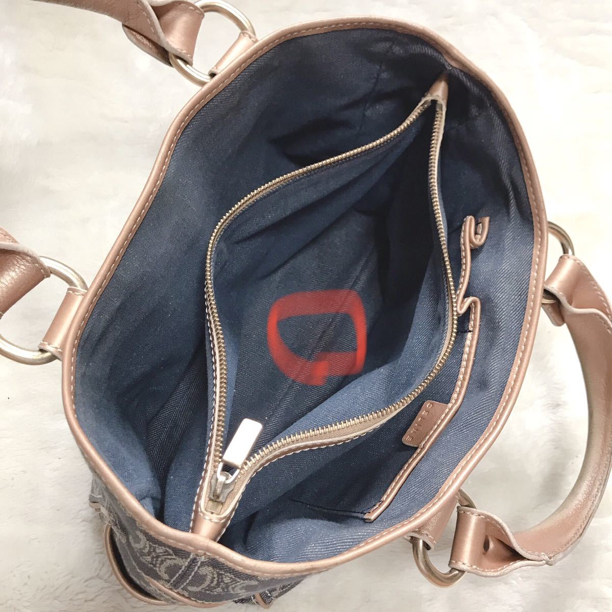 CELINE セリーヌ マカダム デニムバッグ ブギーバッグ ハンドバッグ