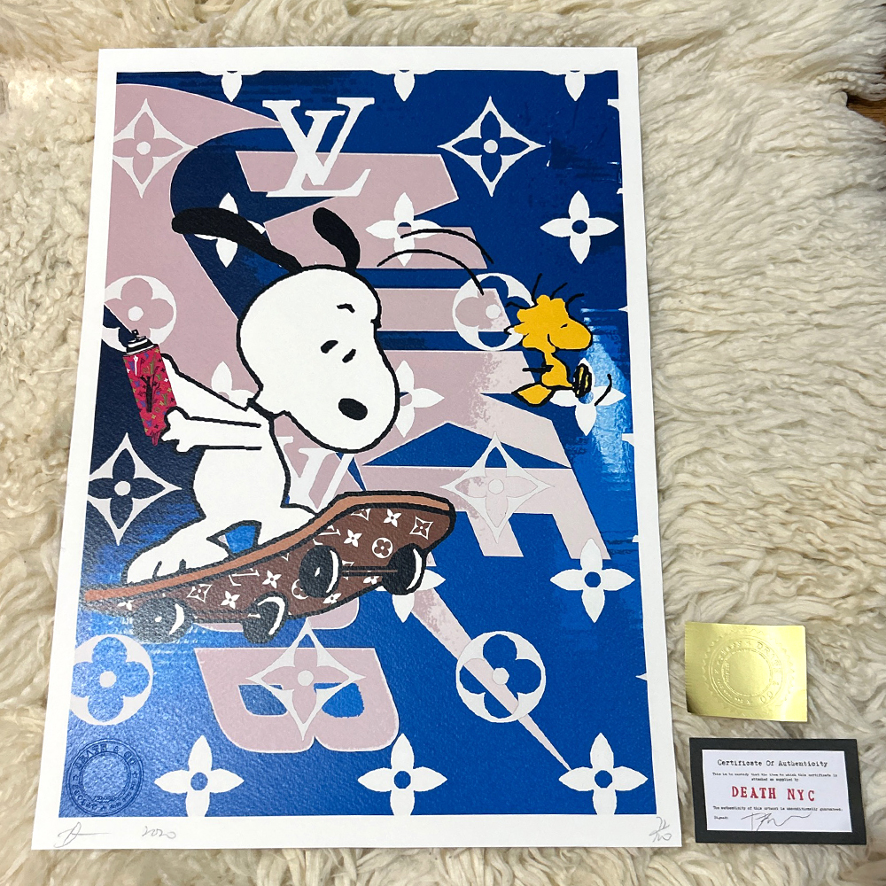 Yahoo!オークション - 世界限定100枚 DEATH NYC スヌーピー SNOOPY ヴ