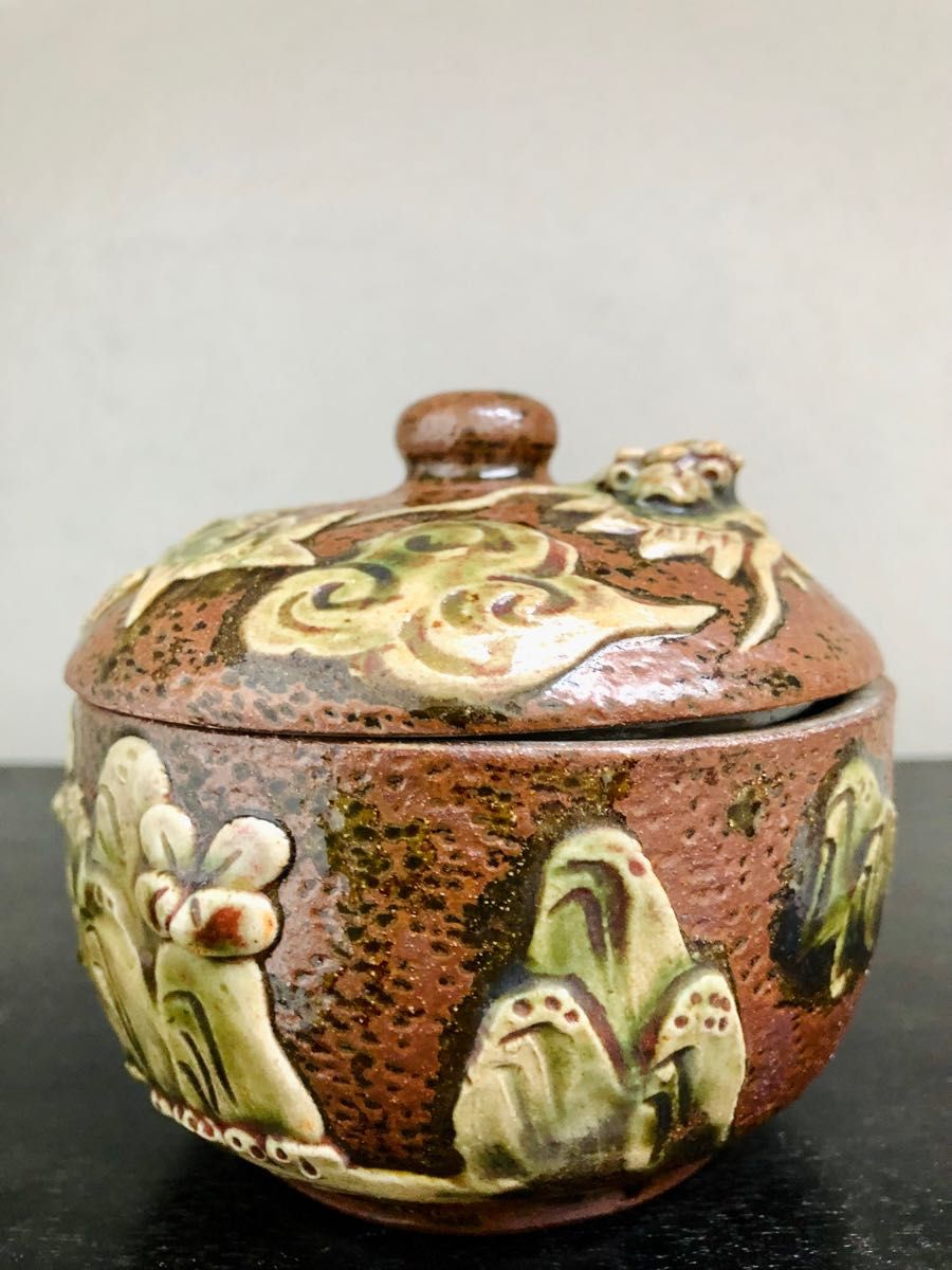 ⭕️沖縄 透かし 壺 骨董 龍巻 沖縄 透かし 壺 骨董 龍巻 沖縄 透かし