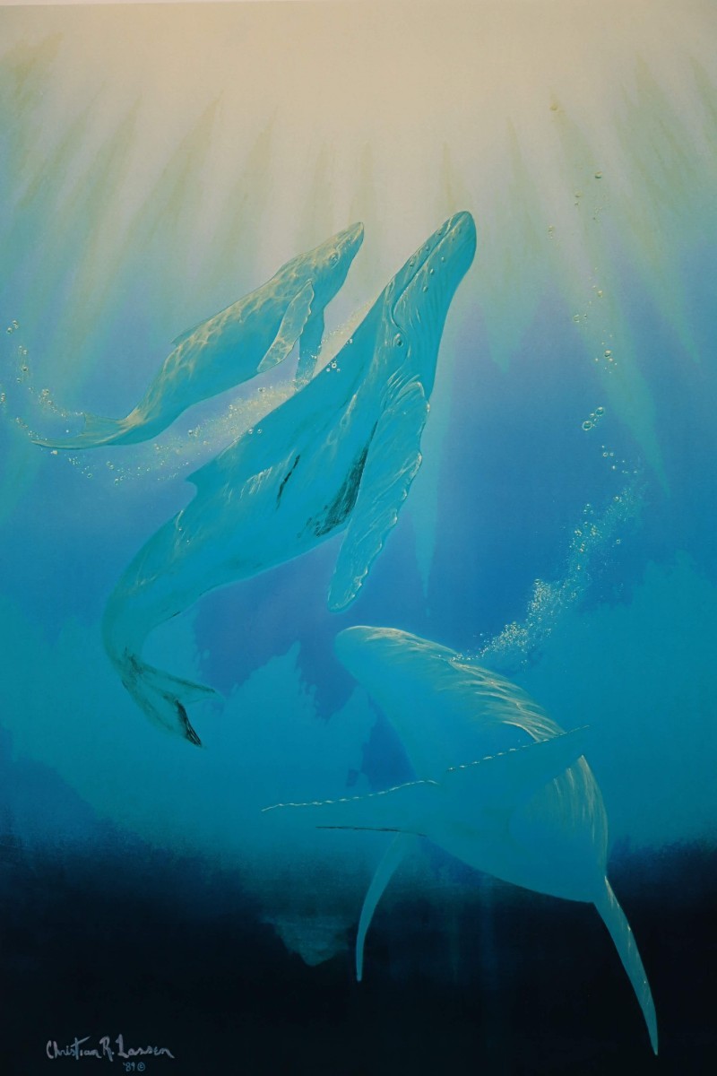 真作】 クリスチャン・ラッセン 絵画 クリスチャンラッセン 絵画