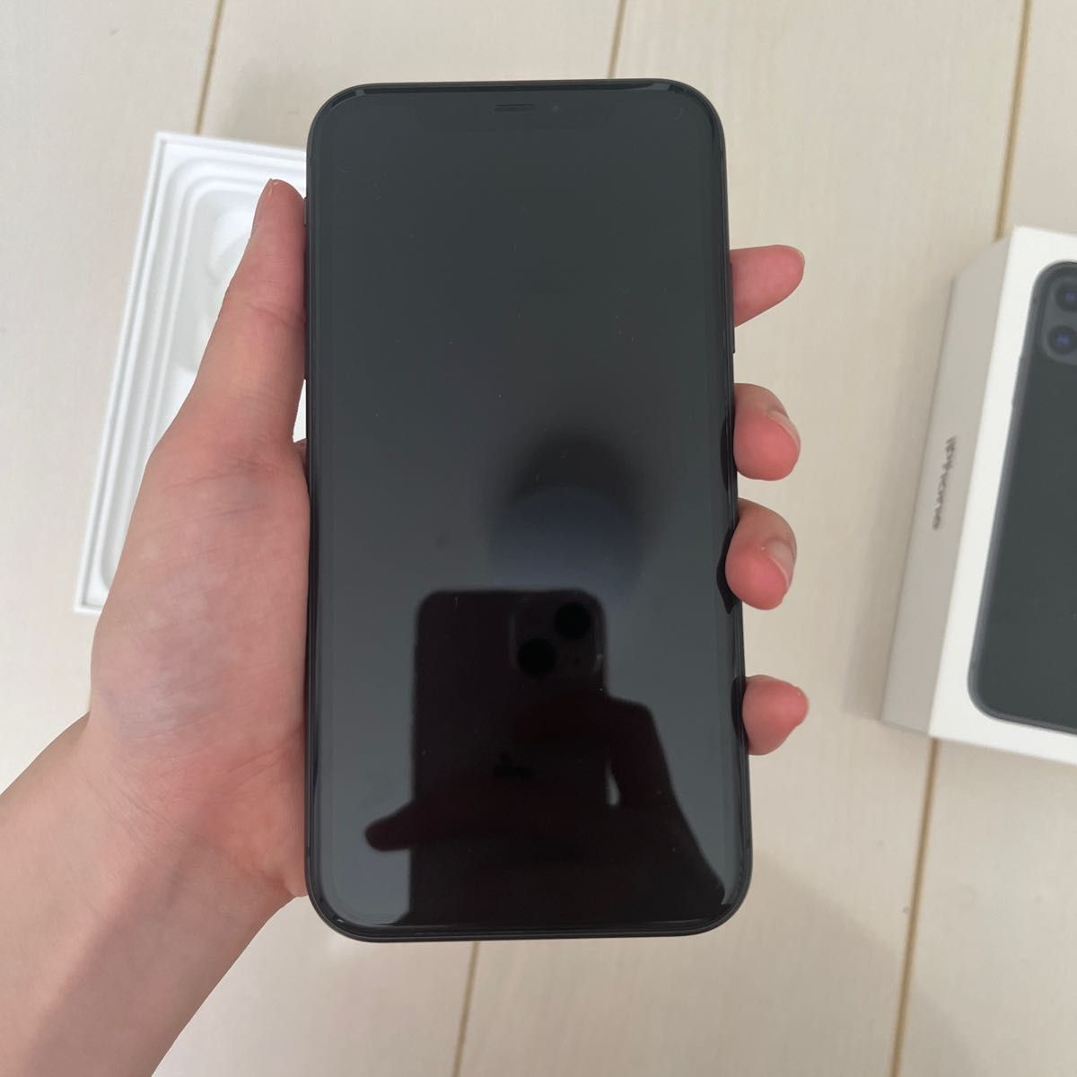 超美品］iPhone 11 ブラック 128GB SIMフリー Apple 本体 外傷一切なし