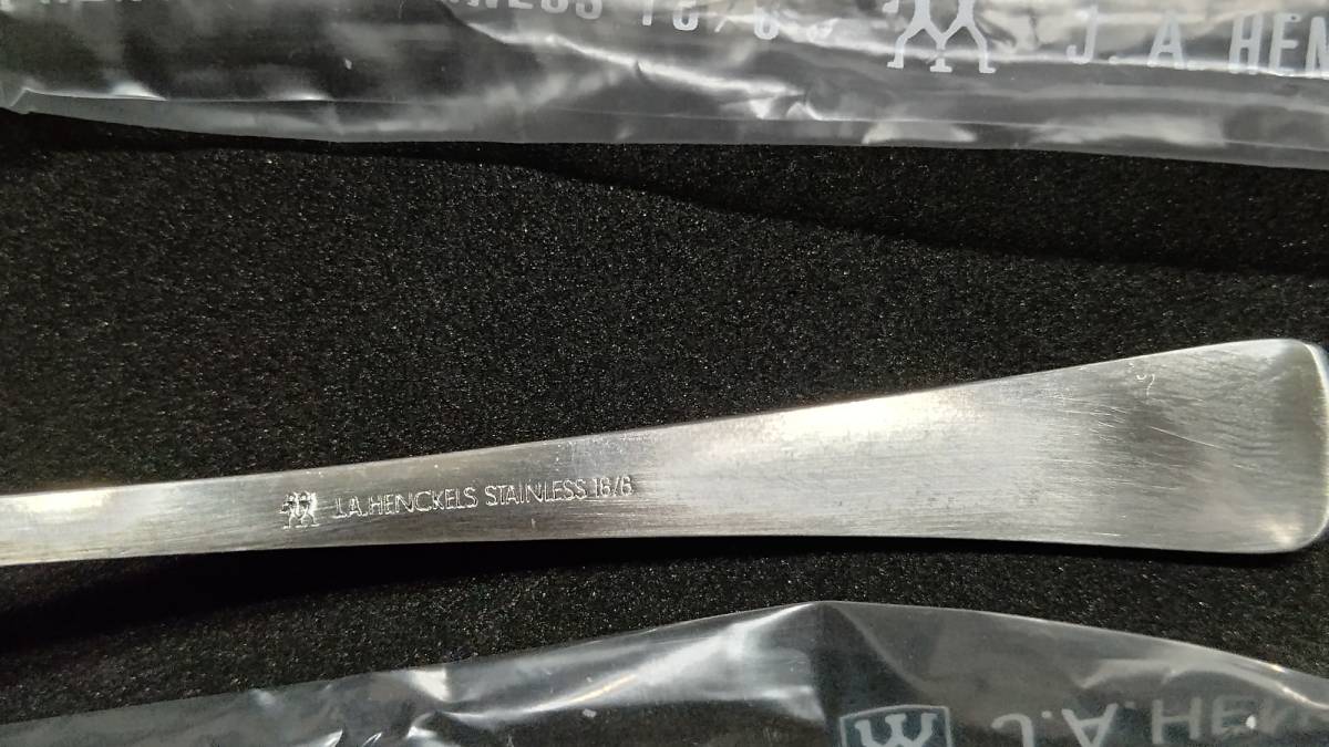 J A HENCKELS ヘンケルス バターナイフ（16 2㎝）＆シュガースプーン