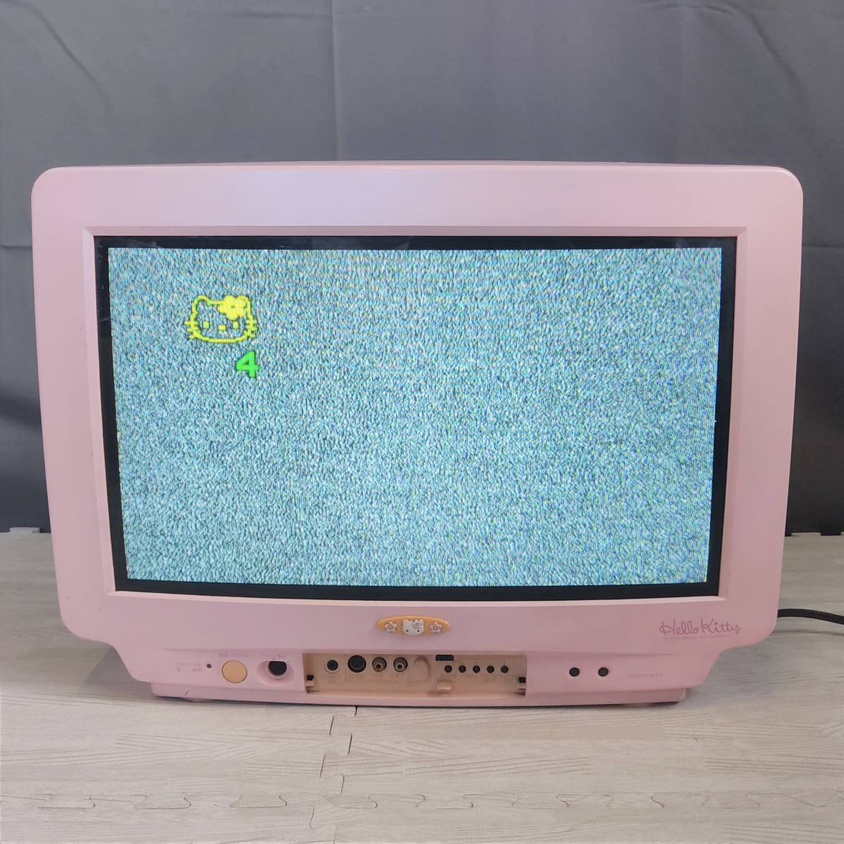ハローキティ 日立 20CH-KT1 昭和レトロ ブラウン管 テレビ モニター