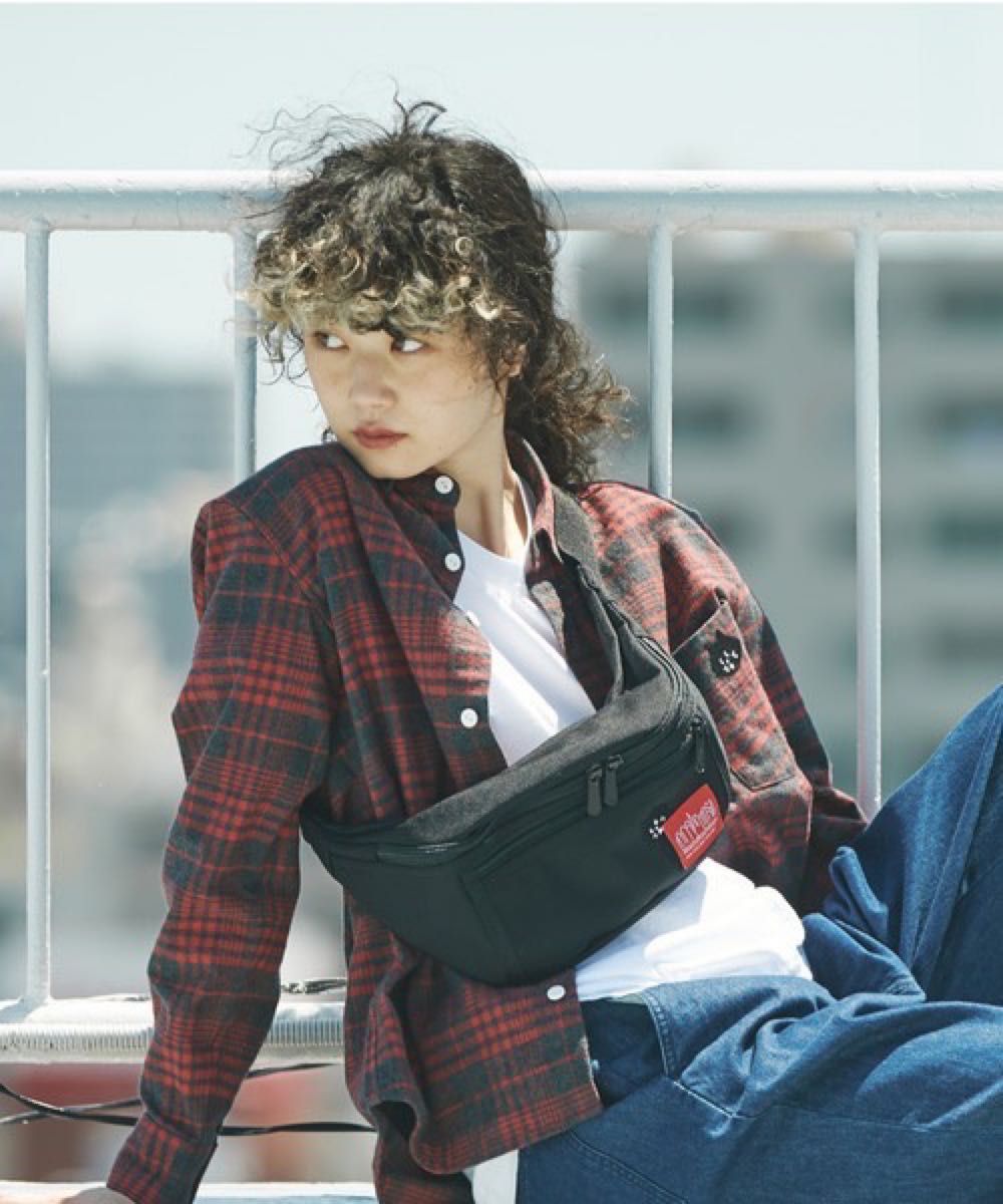 新品タグ付き】にゃー × マンハッタンポーテージ コラボ ボディバッグ