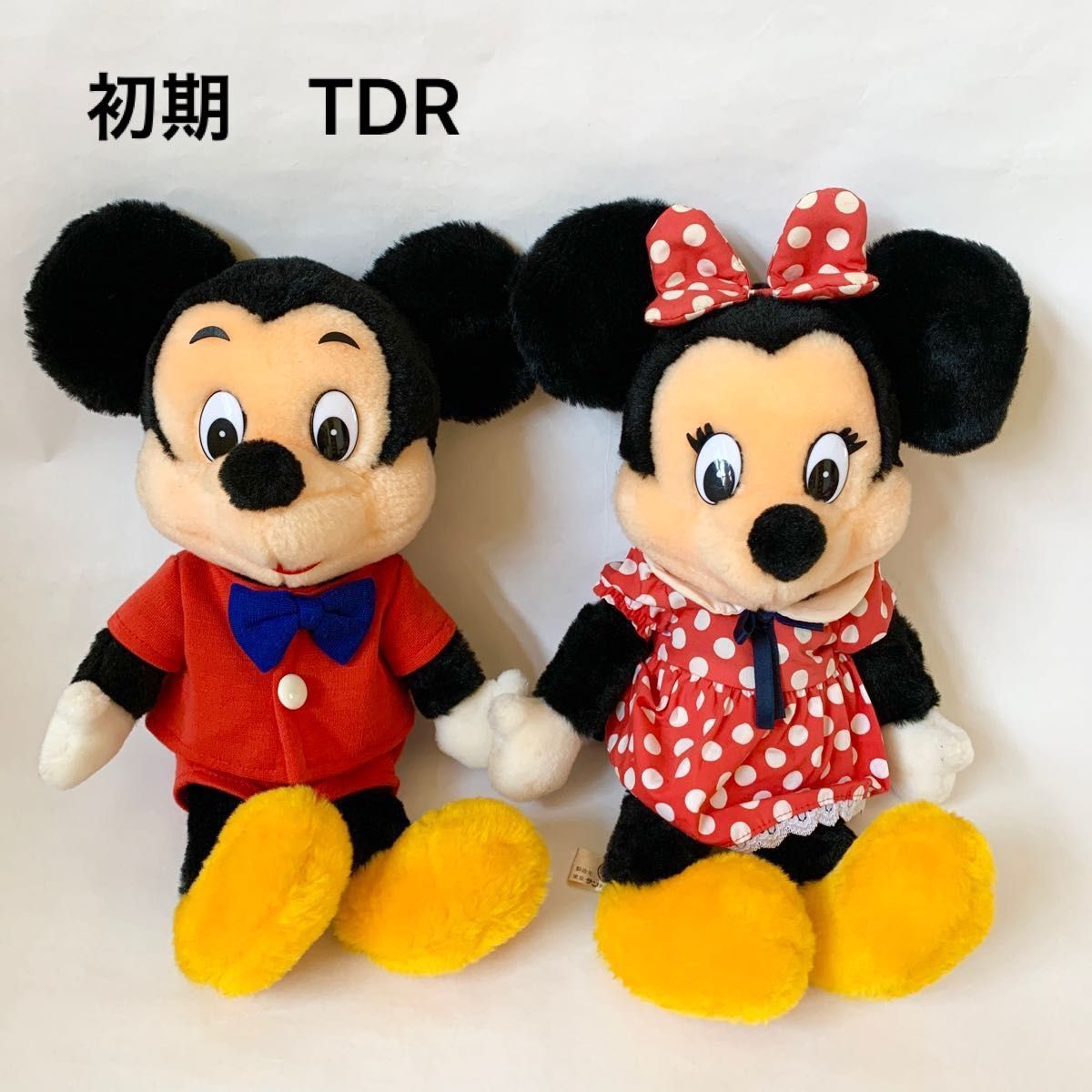 初期 レア TDR 東京ディズニーランド ミッキーミニー ぬいぐるみ サン
