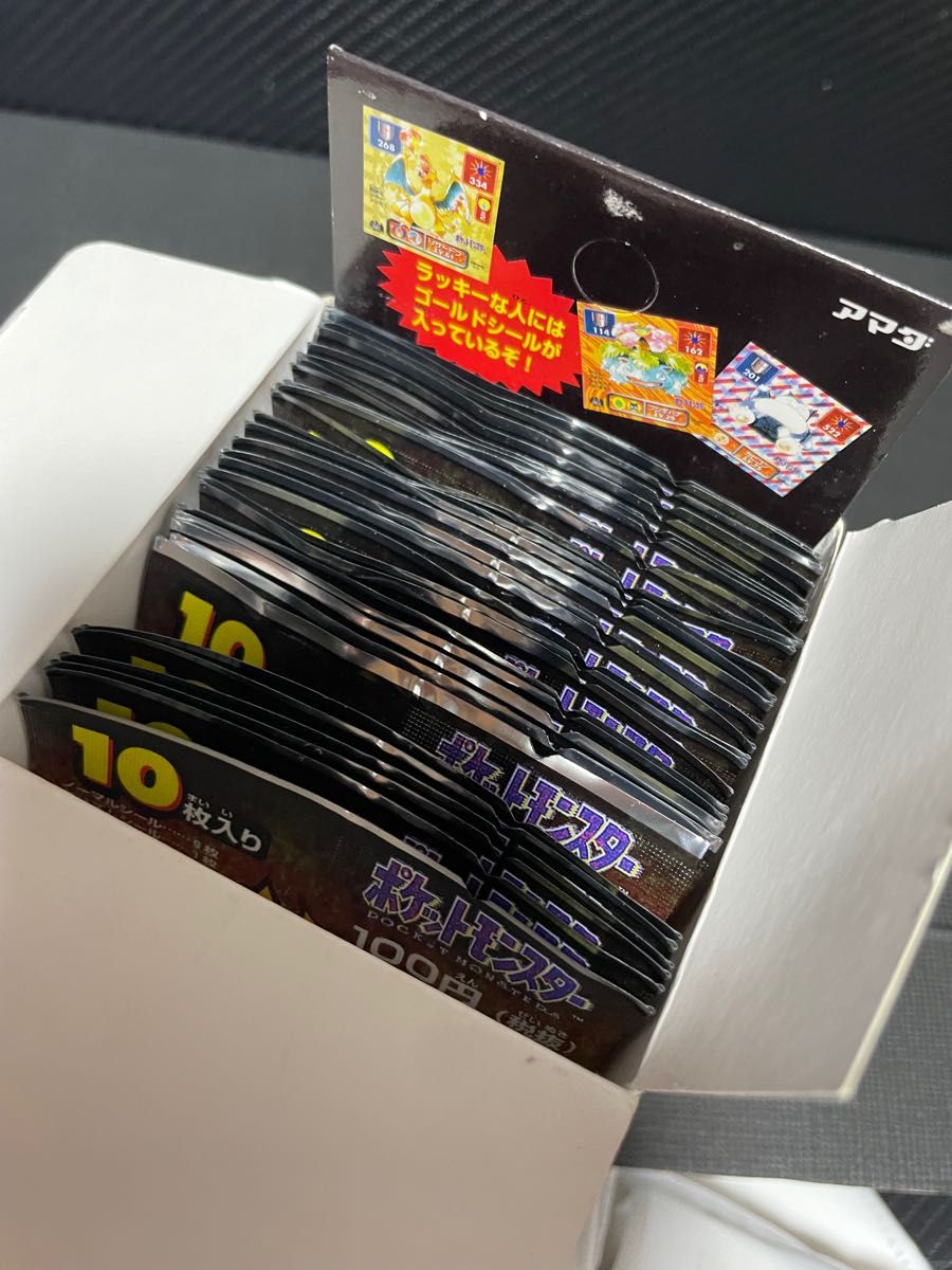 超希少品】初代最強シール烈伝 未開封BOX 30パック入 ポケモンシール