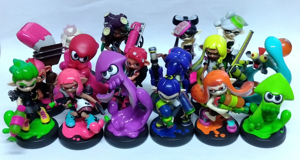 amiibo スプラトゥーンアミーボ 16種類セット｜Yahoo!フリマ（旧PayPay