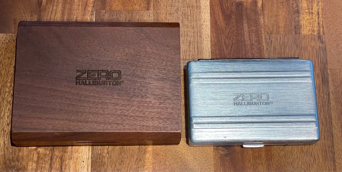木箱ケース入 ZERO HALLIBURTON ゼロハリ アルミ アタッシュケース型
