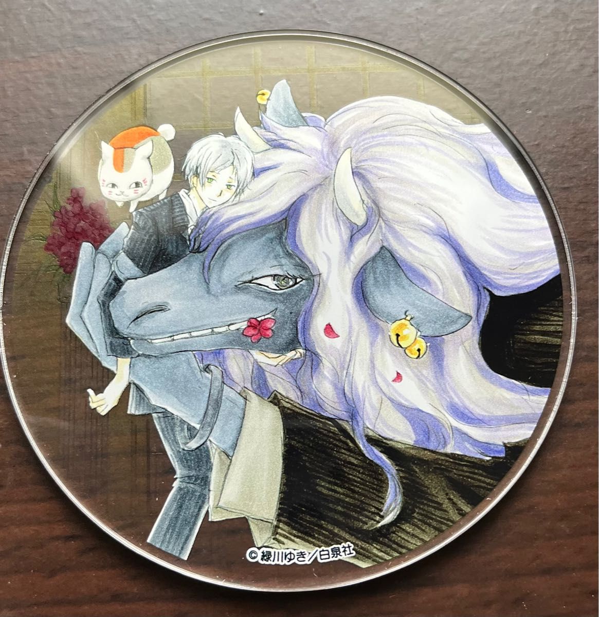 夏目友人帳 コラボカフェ 20th アクリルコースター 夏目貴志 にゃんこ