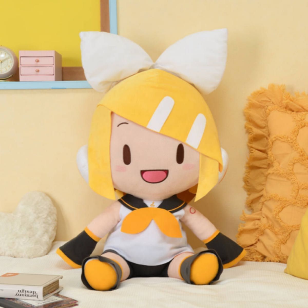 初音ミクシリーズ 鏡音リン ふわぷち どでかジャンボぬいぐるみ SEGA