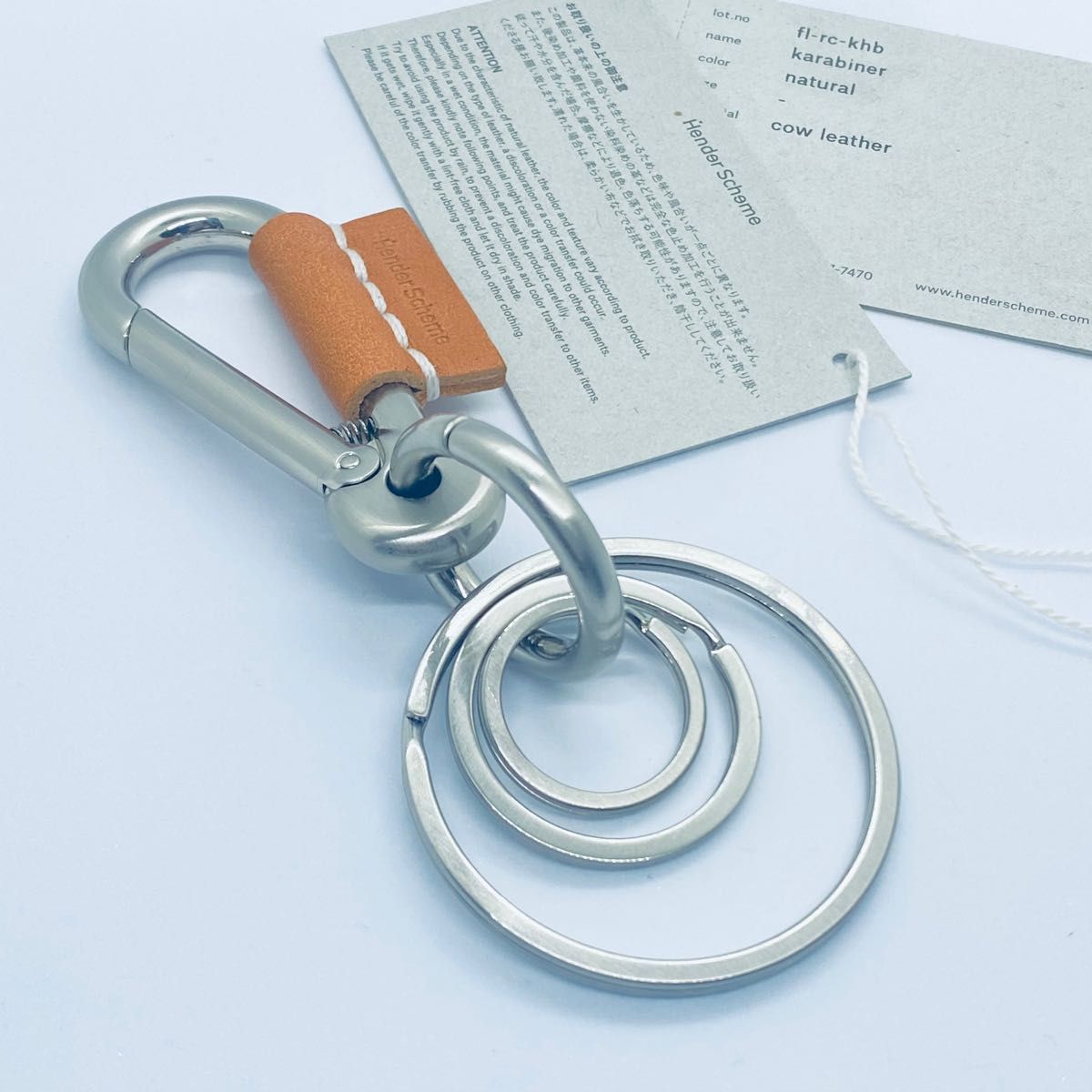 新品】hender scheme スキマ キーリング キーホルダー カラビナ｜Yahoo