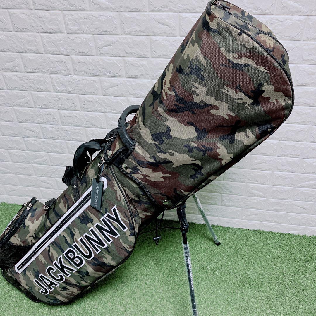 新品 キャディバッグ ジャックバニー JackBunny スタンド式 迷彩